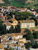 centro storico Cerreto Guidi dall'alto